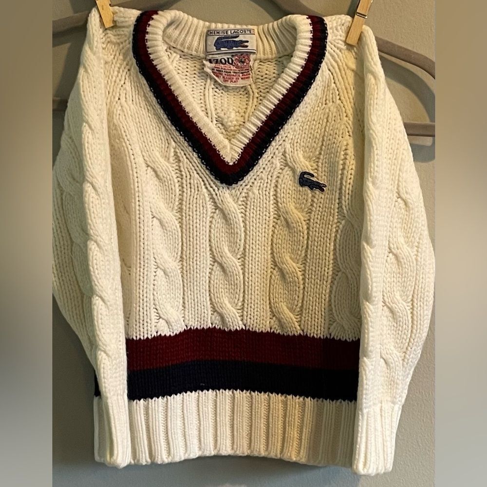 Izod Lacoste Chemise Vintage Tennis Sweater Children’s